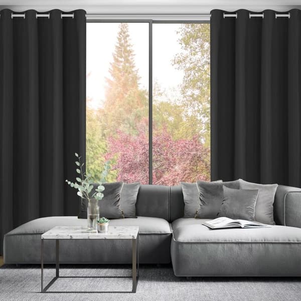 ADARI FÄRDIG GARDIN 140 X 250 CM SVART
