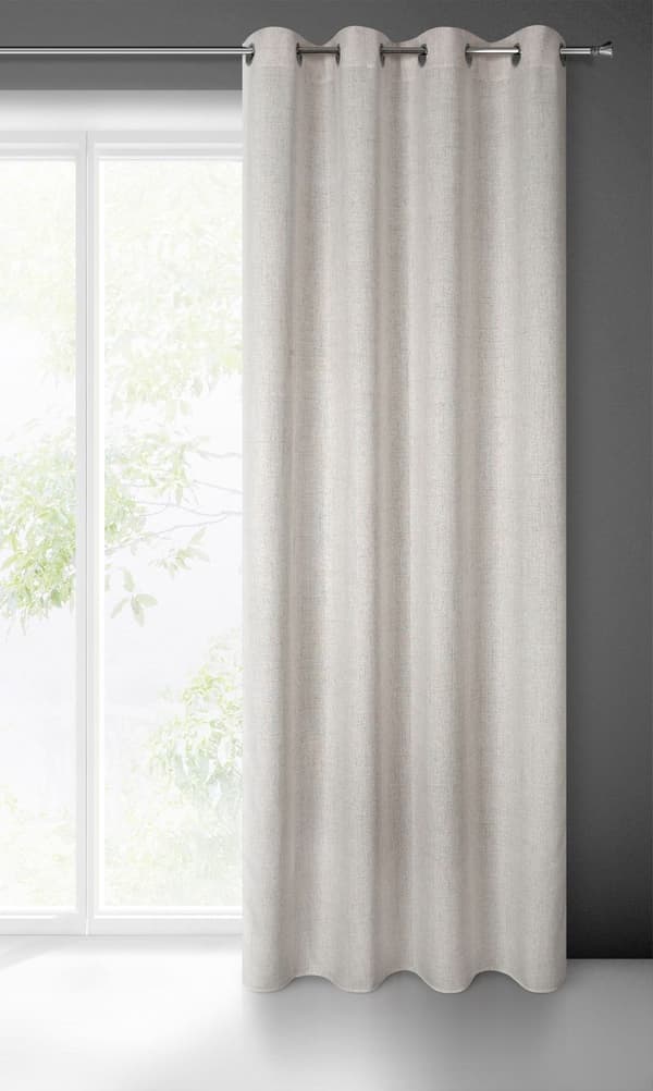 LINDA KLARGAVET GARDIN 140 X 250 CM BEIGE