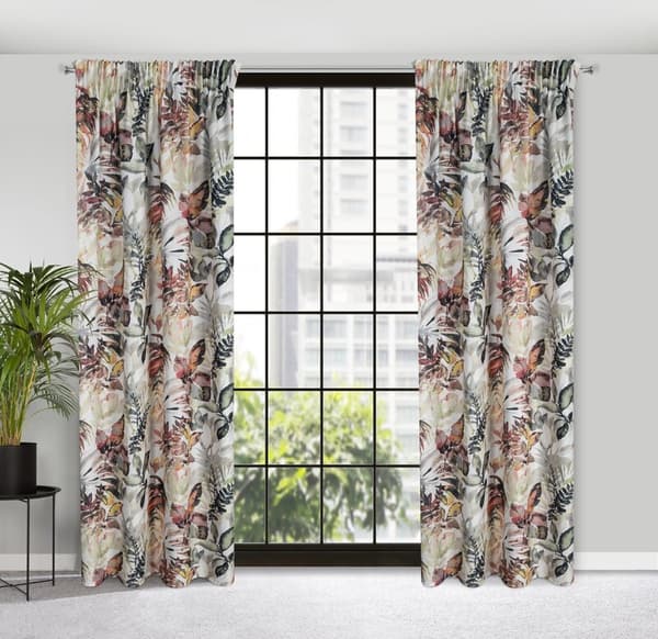 FÄRDIG GARDIN ADELINE PÅ TEJP 140 X 270 CM VIT