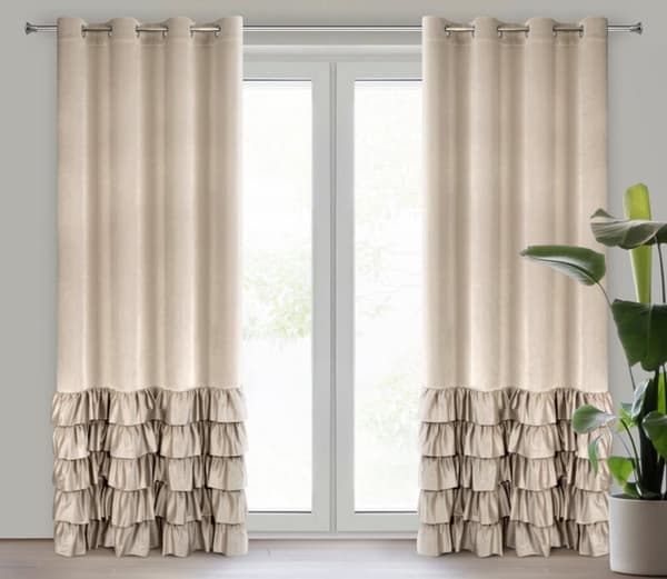 DANI KLARGÅRET GARDIN 140 X 250 CM BEIGE