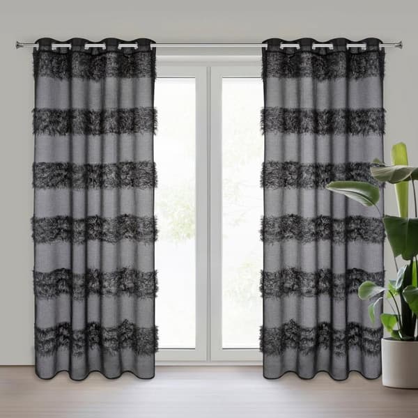 FÄRDIG GARDIN MARGARET 140 X 250 CM SVART