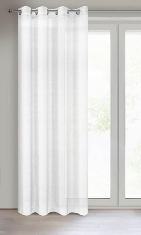 KLARGAVET GARDIN REBECCA 140 X 250 CM HVID