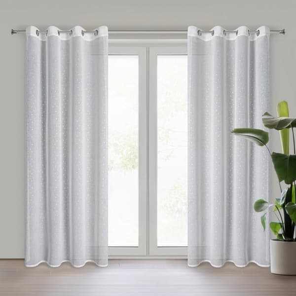 KLARGAVET GARDIN GINA 140 X 250 CM HVID