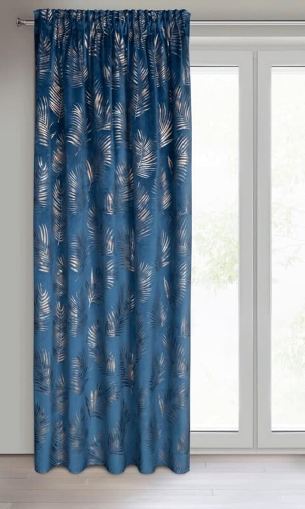 VALMIS VERHO GLORIA TEIPILLÄ 140 X 300 CM NAVY BLUE