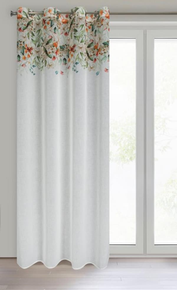 KLARGAVET LORA-GARDIN 140 X 250 CM HVID