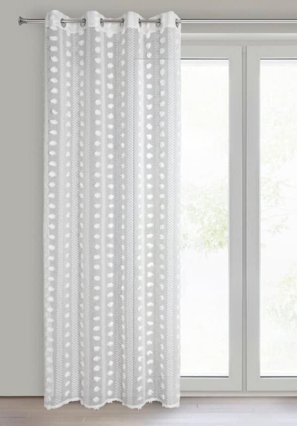 KLARGAVET GARDIN ELENOR 140 X 250 CM HVID