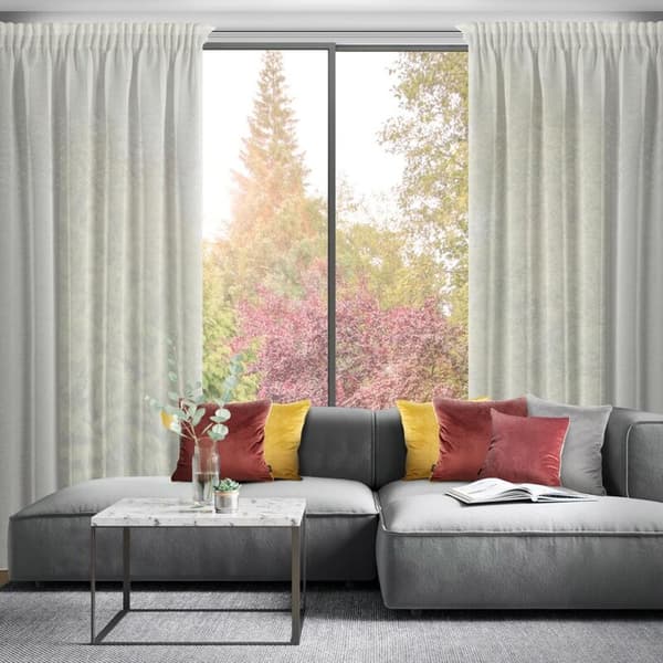 KLARGAVET GARDIN KLEO PÅ TAPE 140 X 270 CM HVID