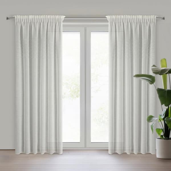 KLARGAVET GARDIN KLEO PÅ TAPE 140 X 270 CM HVID