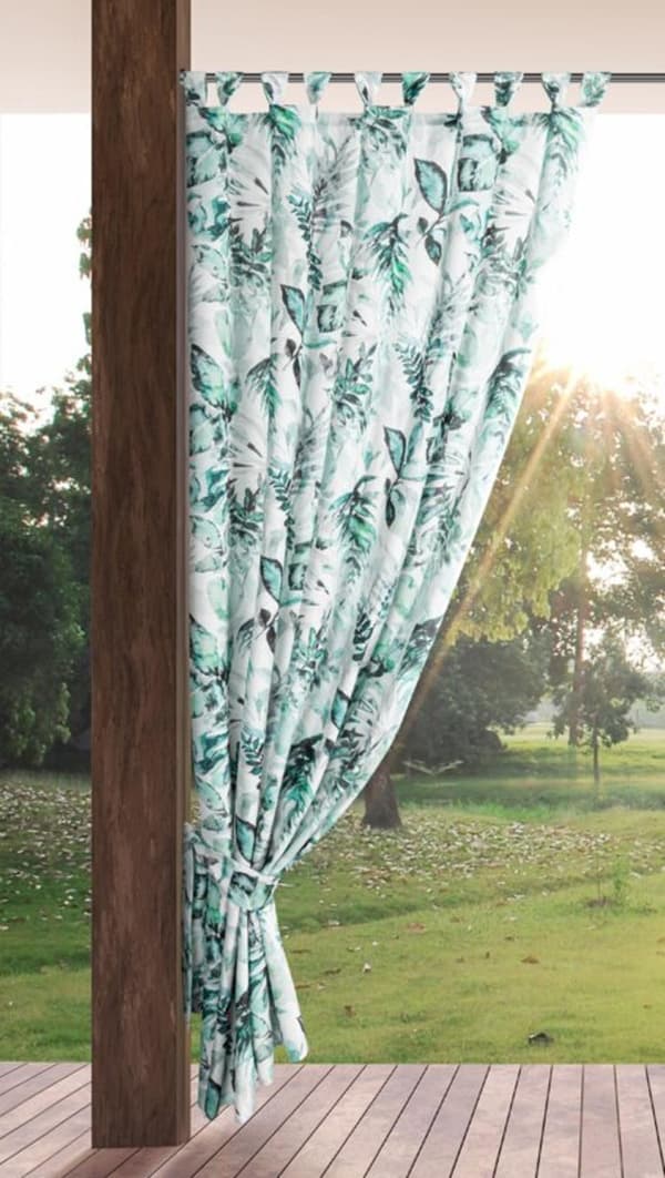 GARDEN2 KLARGAVET GARDIN MED STROP 155 X 220 CM HVID