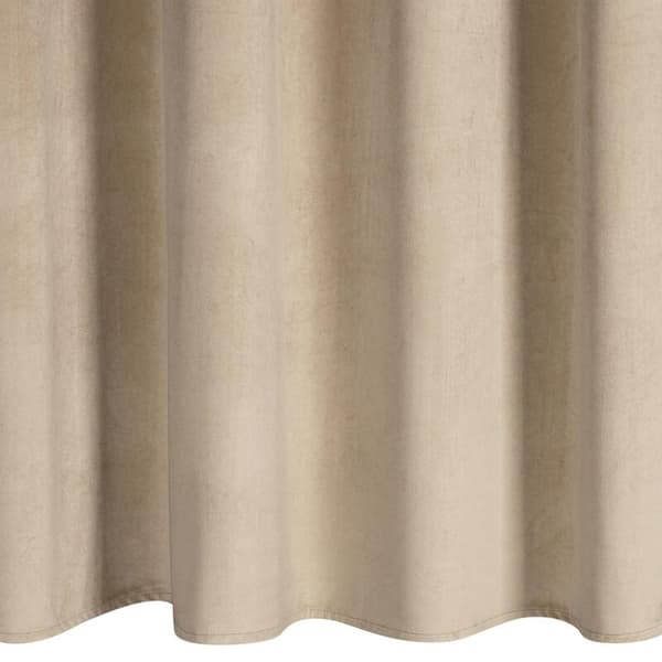 FÄRDIG Gjord gardin ERIN 140 X 250 CM MÖRK BEIGE