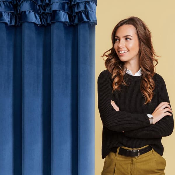 VALMIS VERHO ERIN 140 X 250 CM NAVY