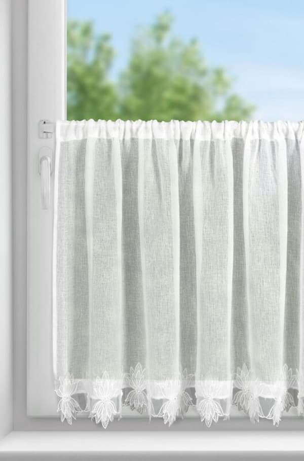 KLARGAVET GARDIN SOPHIA 150 X 30 CM HVID