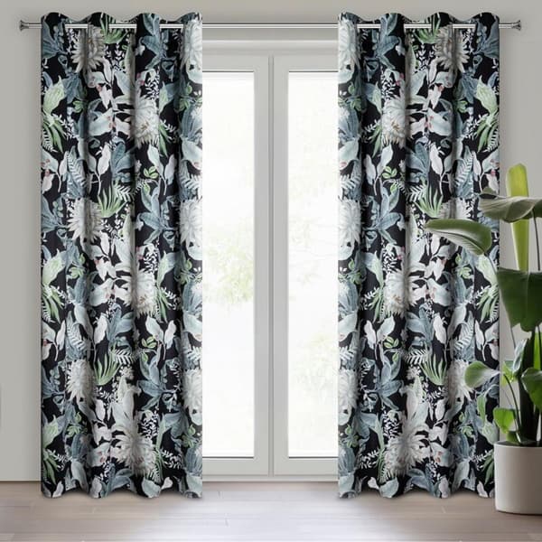 KLARGAVET GARDIN SALLY 140 X 270 CM SORT