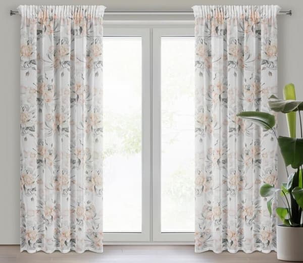 FÄRDIG GARDIN ELLIE PÅ TEJP 140 X 270 CM KRÄM