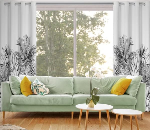 KLARGAVET GARDIN NERINA 140 X 250 CM HVID