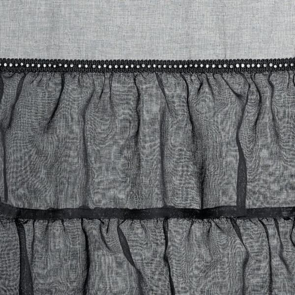 CARLI KLARGÅRET GARDIN 140 X 250 CM SORT