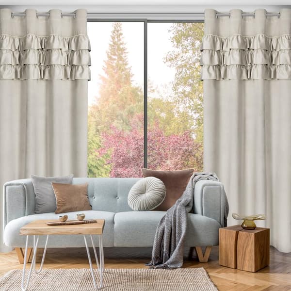 KLARGÅRET GARDIN SAMI 140 X 250 CM BEIGE