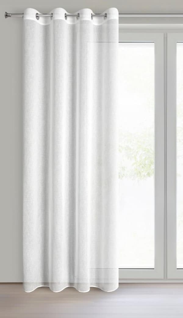 KLARGÅRET GARDIN VESTA 140 X 250 CM HVID