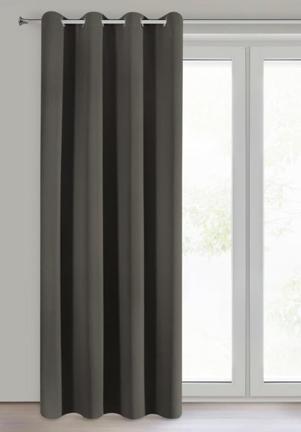 FÄRDIG Gjord GARDIN LOGAN 140 X 270 CM GRAFIT