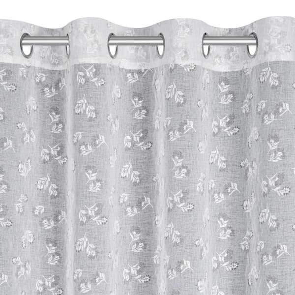 KLARGAVET GARDIN FELINA 140 X 250 CM HVID