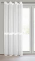 Miniatyrbillede 2 af 8: KLARGAVET GARDIN ROXANA 140 X 250 CM HVID