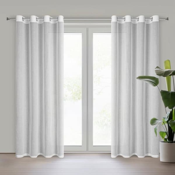 KLARGAVET GARDIN MARINA 140 X 250 CM HVID