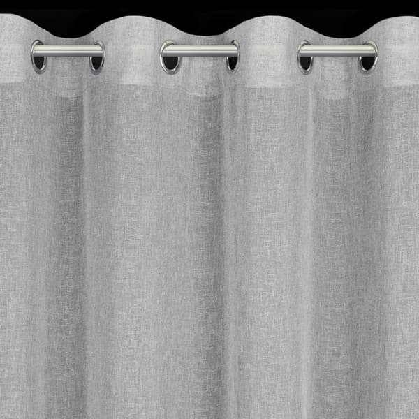 FÄRDIG Gjord gardin ANGELICA 140 X 250 CM SILVER