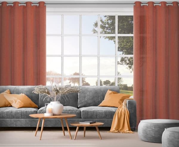 VALMIS VERHO ANGELICA 140 X 250 CM PUNAINEN