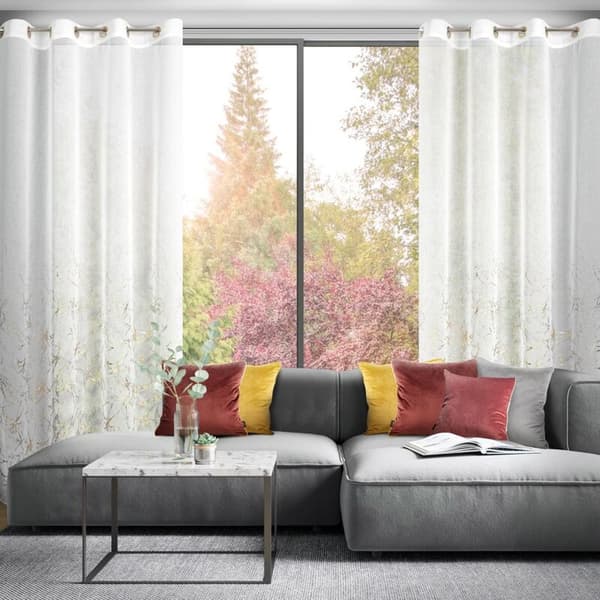 KLARGAVET GARDIN MARTA 140 X 250 CM HVID