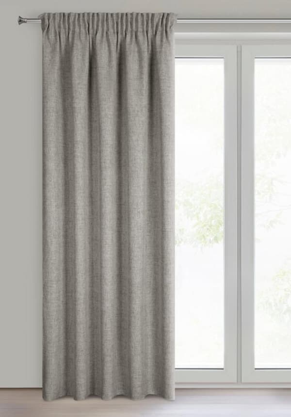 JULA2 FÄRDIG Gjord gardin PÅ TEJP 140 X 270 CM MÖRK BEIGE