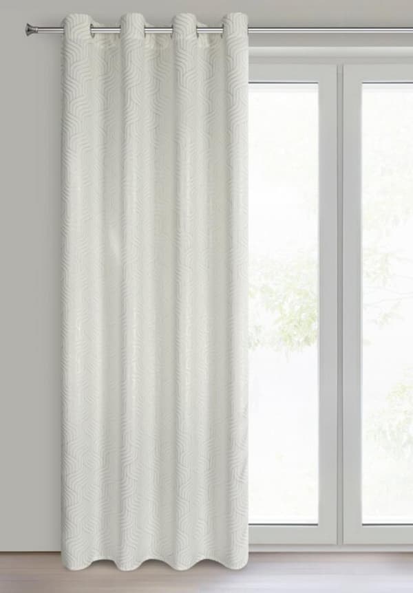 KLARGAVET GARDIN OLETA 140 X 250 CM HVID