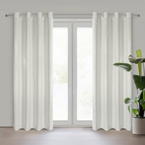 KLARGAVET GARDIN OLETA 140 X 250 CM HVID