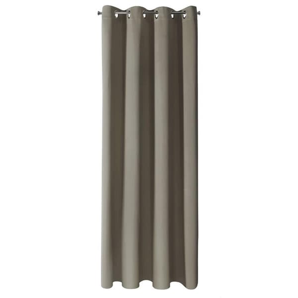 FÆRDIG LAVET GARDIN NERISA 140 X 250 CM MØRK BEIGE