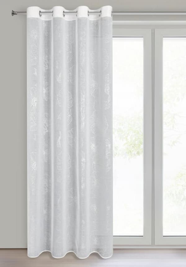 FÄRDIG SAGI-GARDIN 140 X 250 CM VIT