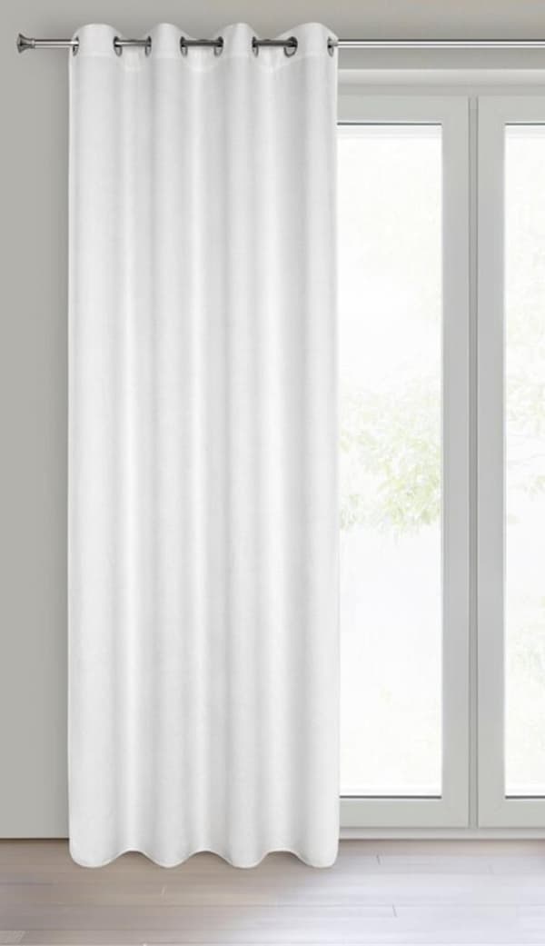 KLARGAVET GARDIN ALETA 135 X 250 CM HVID