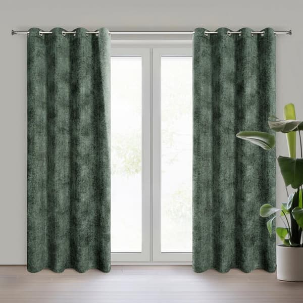 KLARGAVET GARDIN ALETA 135 X 250 CM MØRKEGRØN