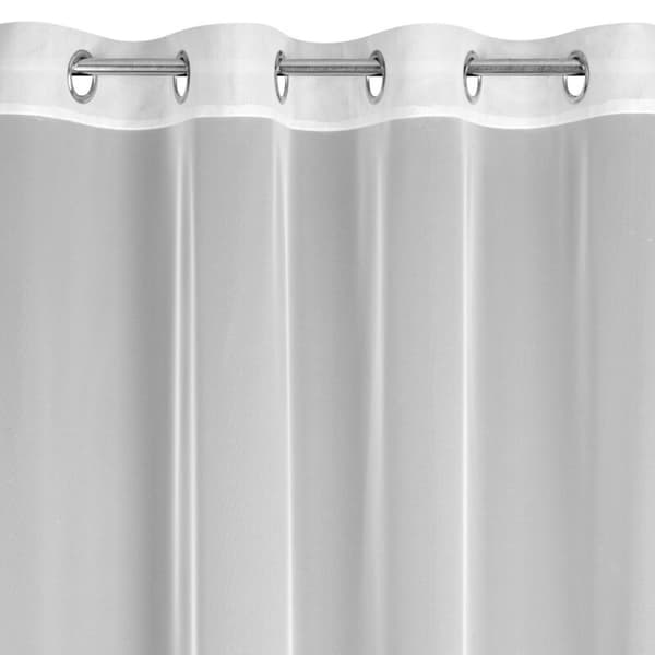 KLARGAVET GARDIN ALISON 140 X 250 CM HVID