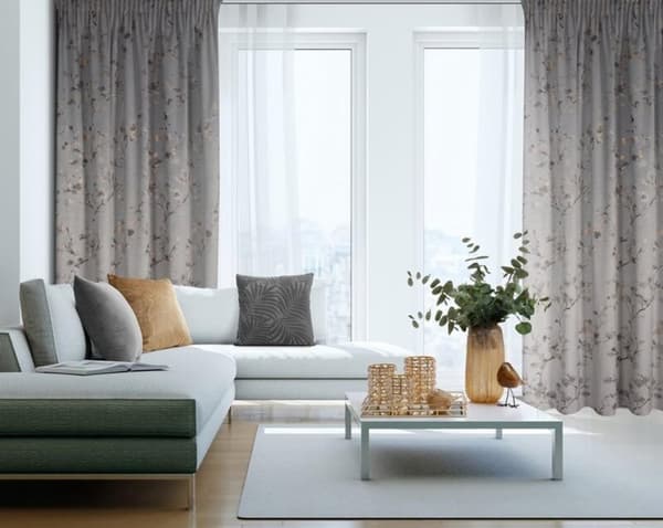 KLARGAVET SELENA GARDIN PÅ TAPE 140 X 270 CM SØLV