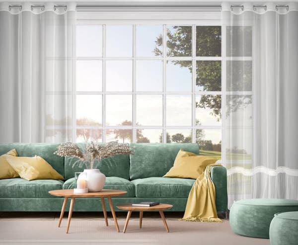 FÄRDIG GARDIN MEGAN 140 X 250 CM VIT