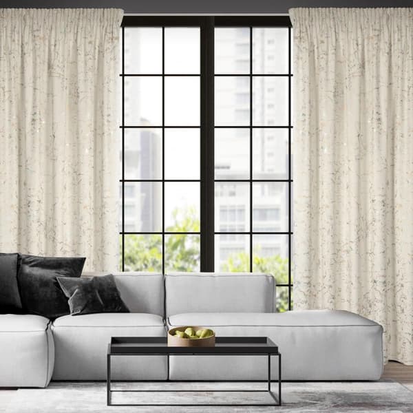 KLARGAVET DORI-GARDIN PÅ TAPE 140 X 270 CM CREME