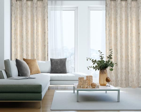 KLARGAVET GARDINER ELISE 140 X 250 CM NATURLIG