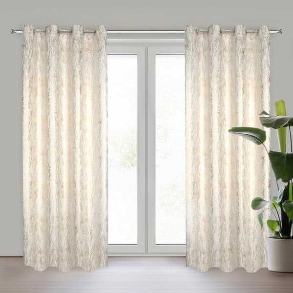KLARGAVET GARDINER ELISE 140 X 250 CM NATURLIG