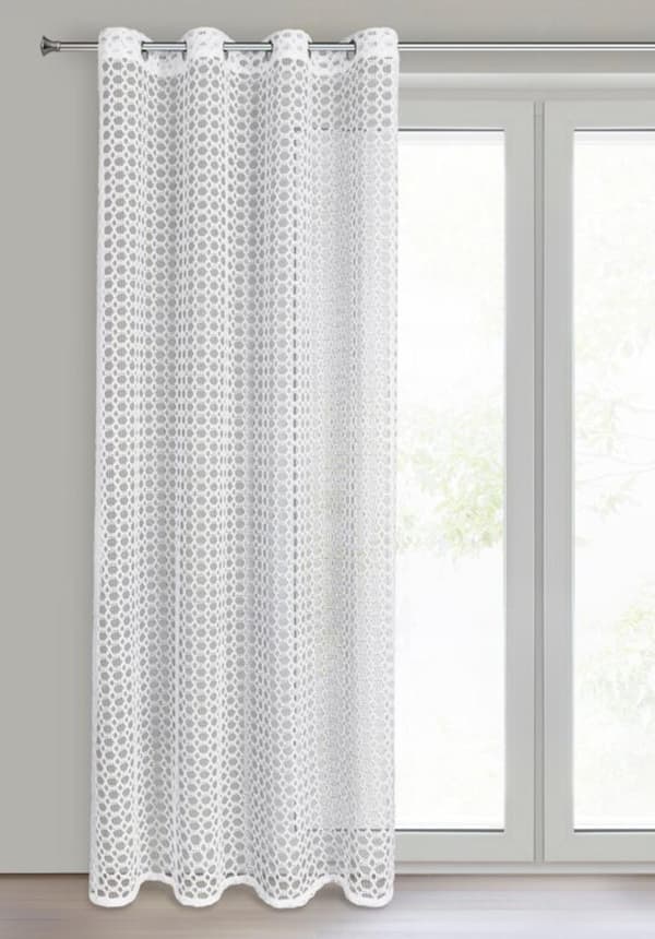 FÄRDIG GARDIN CARMEN 140 X 250 CM VIT