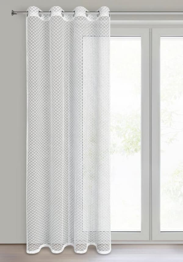 KLARGAVET GARDIN ELA 140 X 250 CM HVID