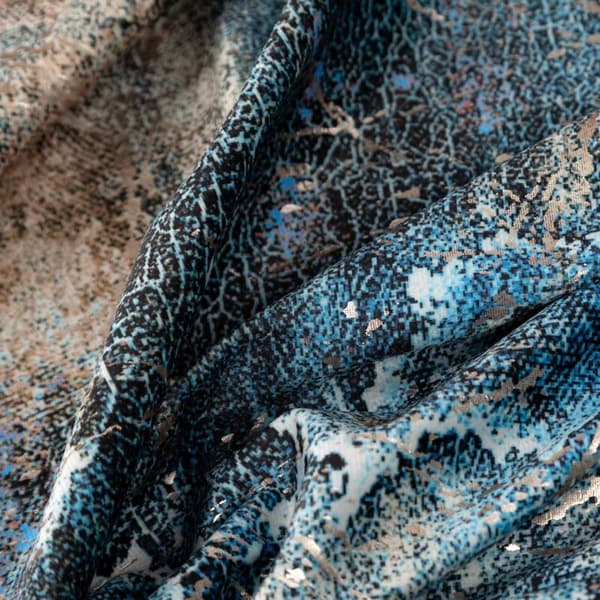 FÄRDIG GJORDAD GARDIN ESTER PÅ TEJP 140 X 250 CM TURKOS
