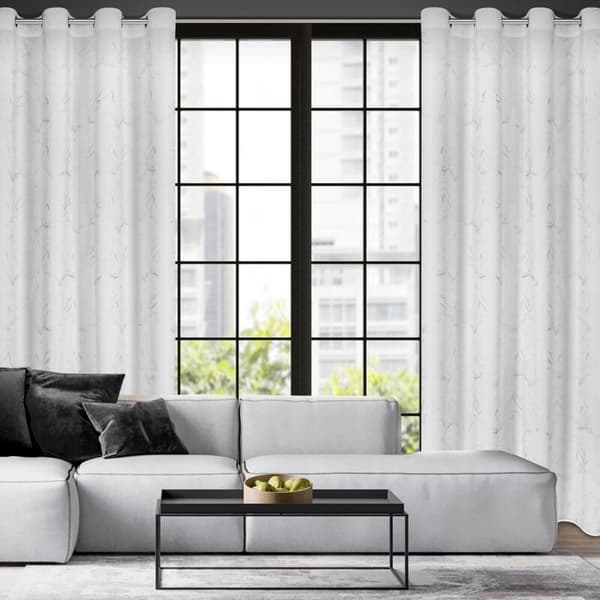KLARGAVET GARDIN EMILI 140 X 250 CM HVID