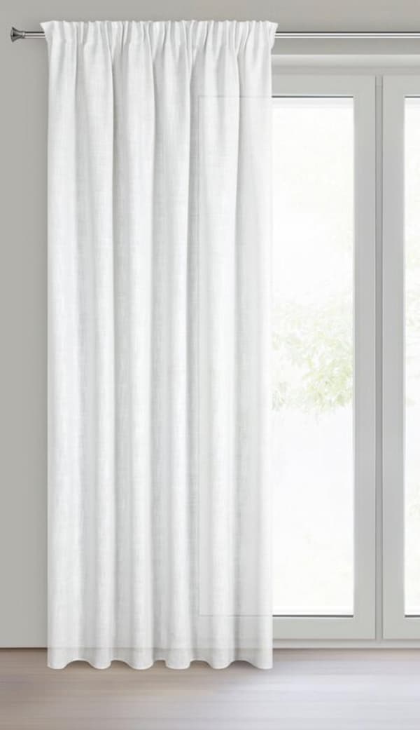 KLARGAVET ROSI 1 GARDIN PÅ TAPE 140 X 270 CM HVID