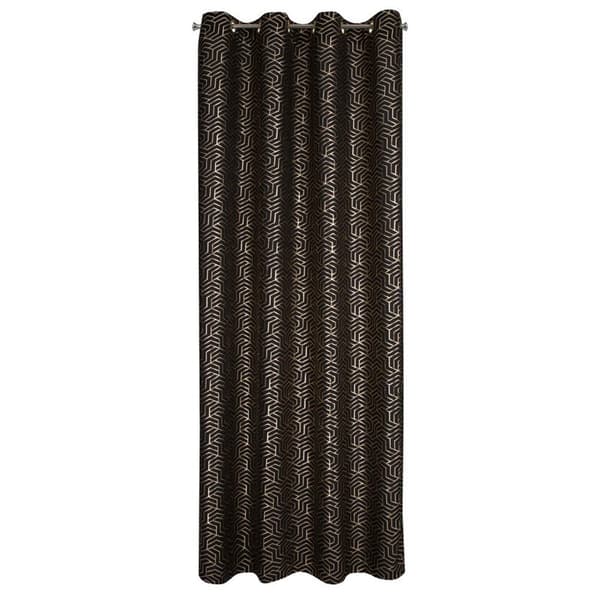 FÆRDIG HALVGARDIN 140 X 250 CM SORT
