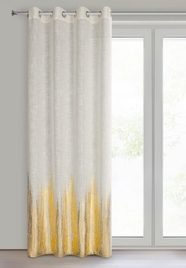 FÄRDIG Gjord gardin IMANI 135 X 250 CM NATURLIG