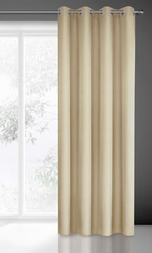 FÄRDIG GARDIN RITA 140 X 250 CM BEIGE